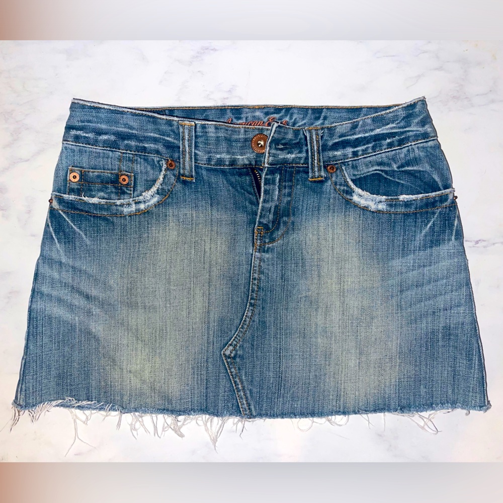 American Eagle Y2K jean skirt Size 0